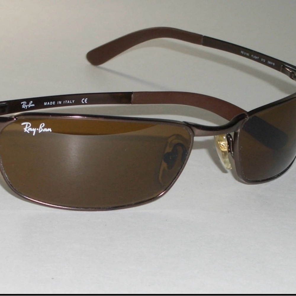 Ray-Ban RB 3190 Flight Polarized Dark Brown Sunglasses